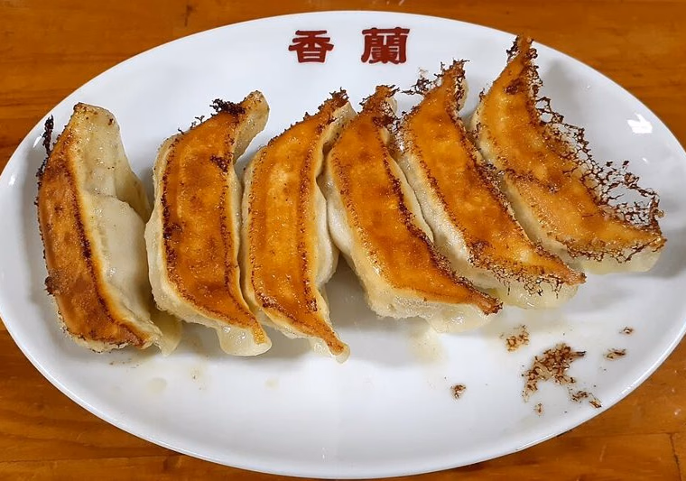 Pan-fried gyoza at Koran, Utsunomiya