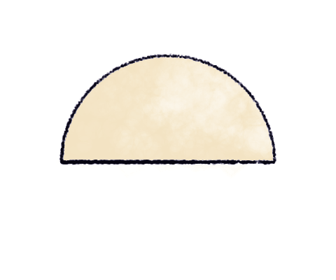 Step 3: Fold it in half over the filling